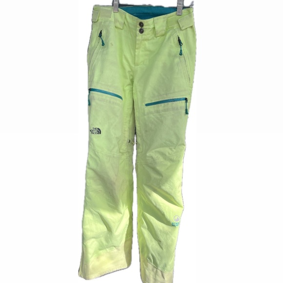 The North Face Pants - The North Face Steep Series Futurelight Purist Ski Snow Pants Green XS FLAWS